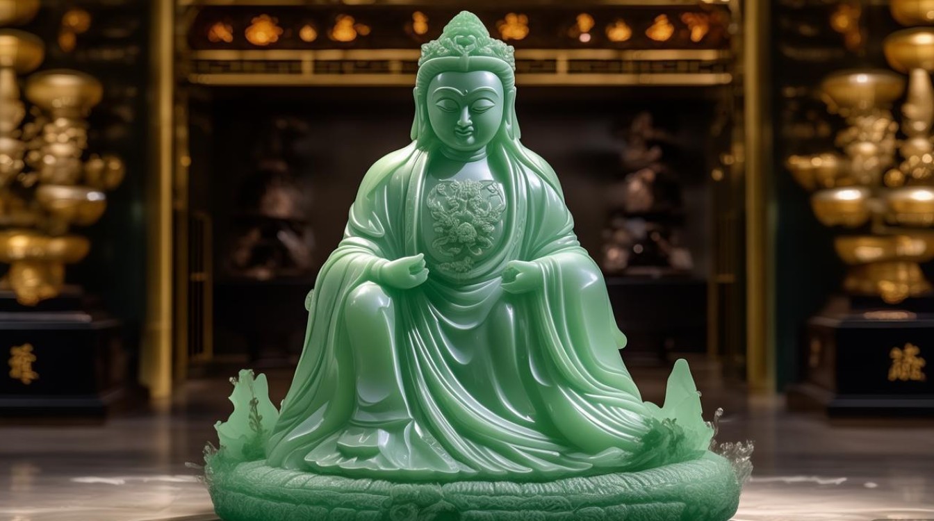 高冰种翡翠观音