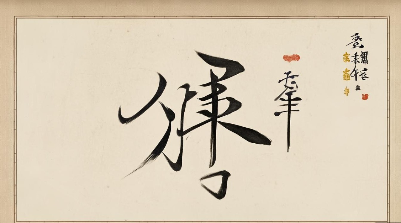 檀字书法