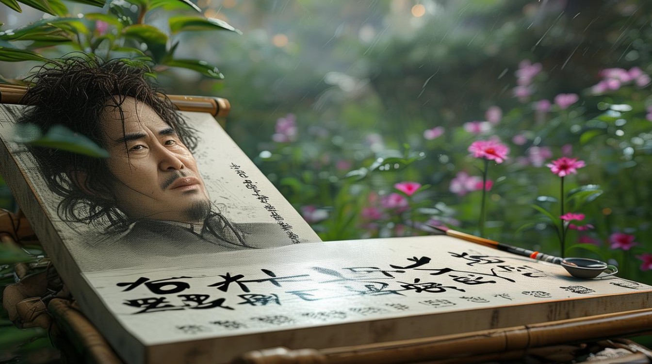 画家枕雨墨