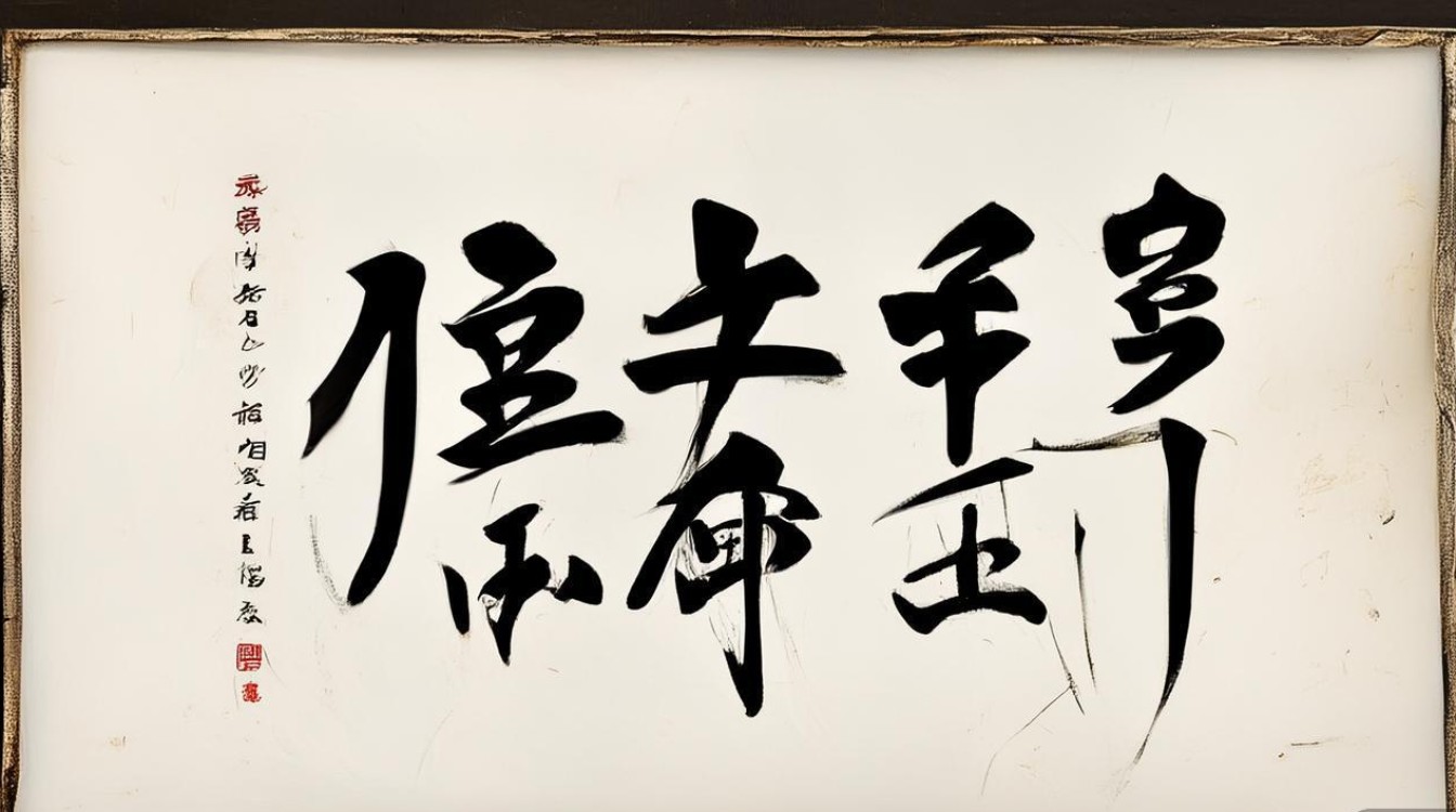 率字书法