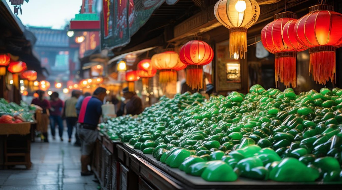 腾冲翡翠交易市场