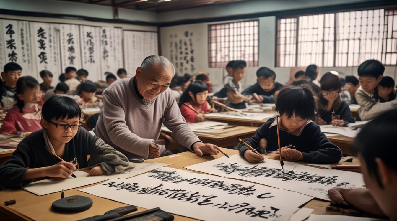 怀仁书法班