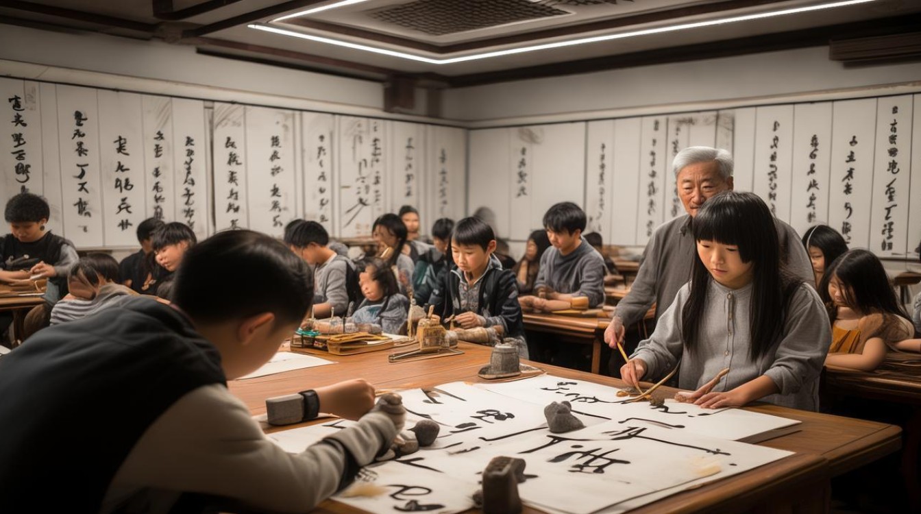 怀仁书法班
