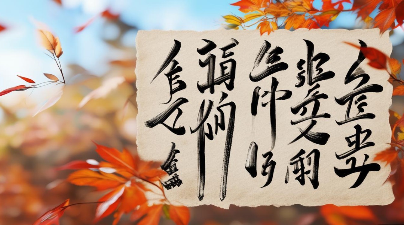 秋韵书法
