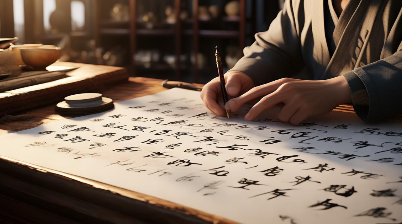黄明灯书法