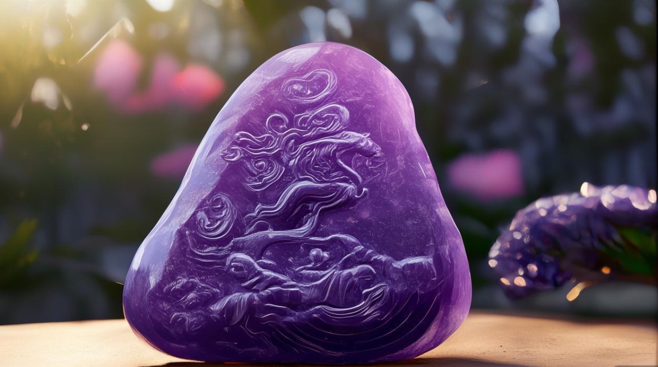 紫色翡翠的寓意什么