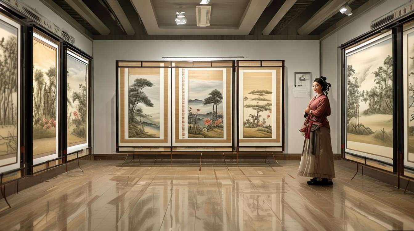 山东女画家展