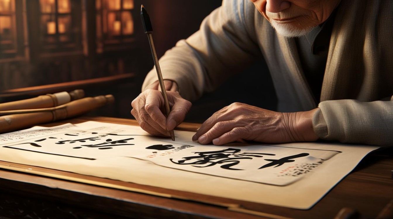 书法渡字