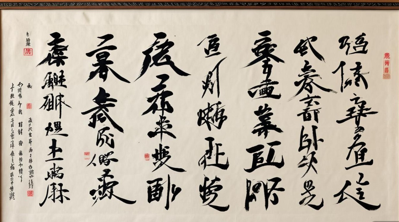 作鸿书法