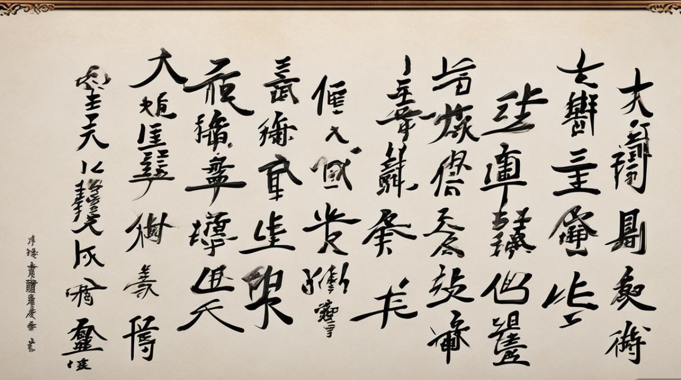 作鸿书法