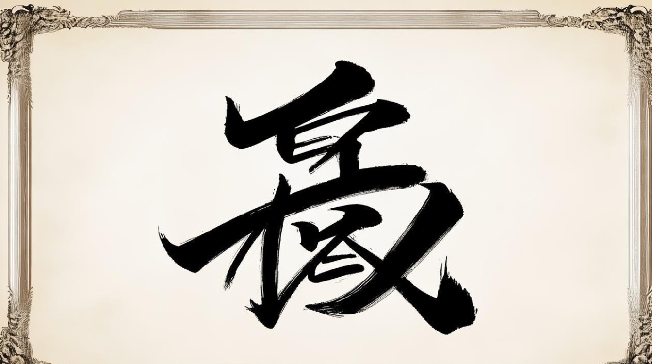 渠字书法