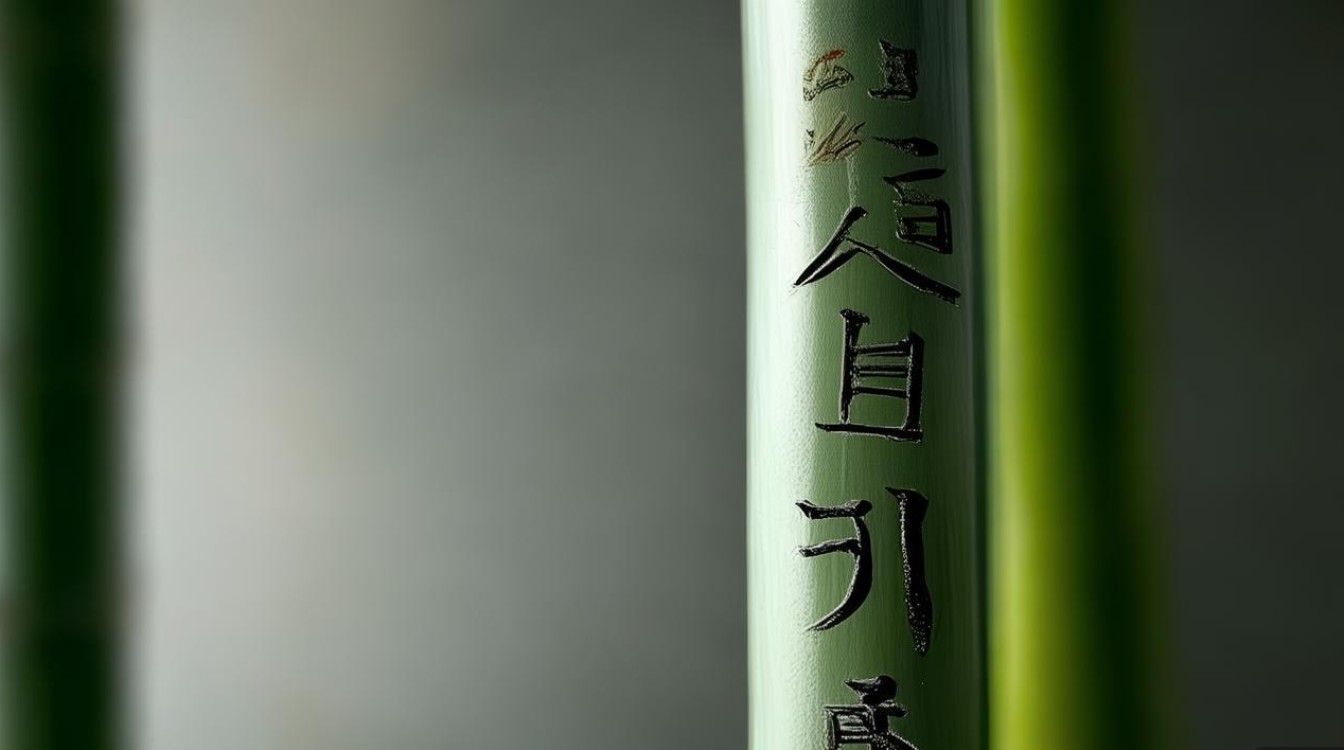 瘦竹书法