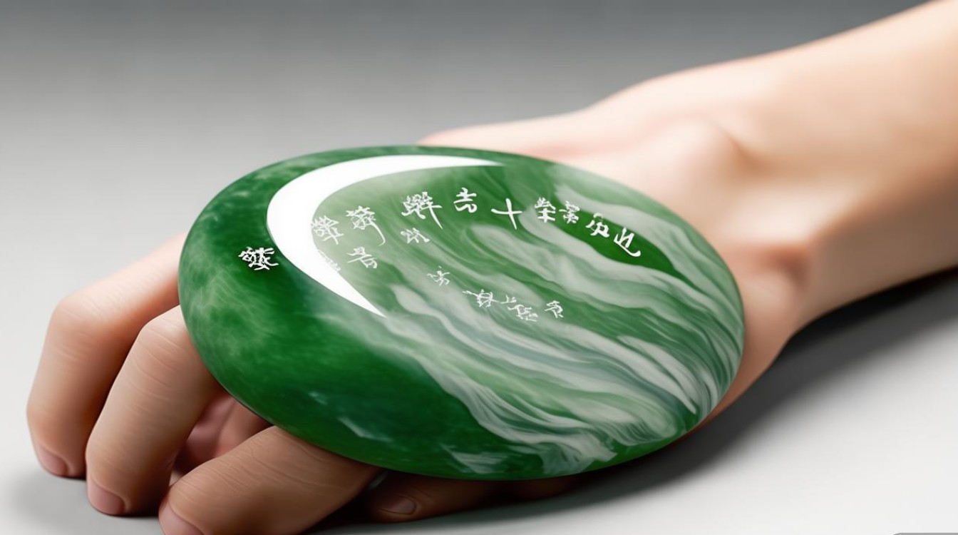 翡翠手镯石纹图片