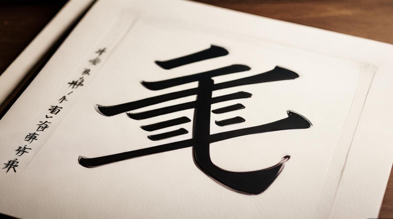 啊字书法