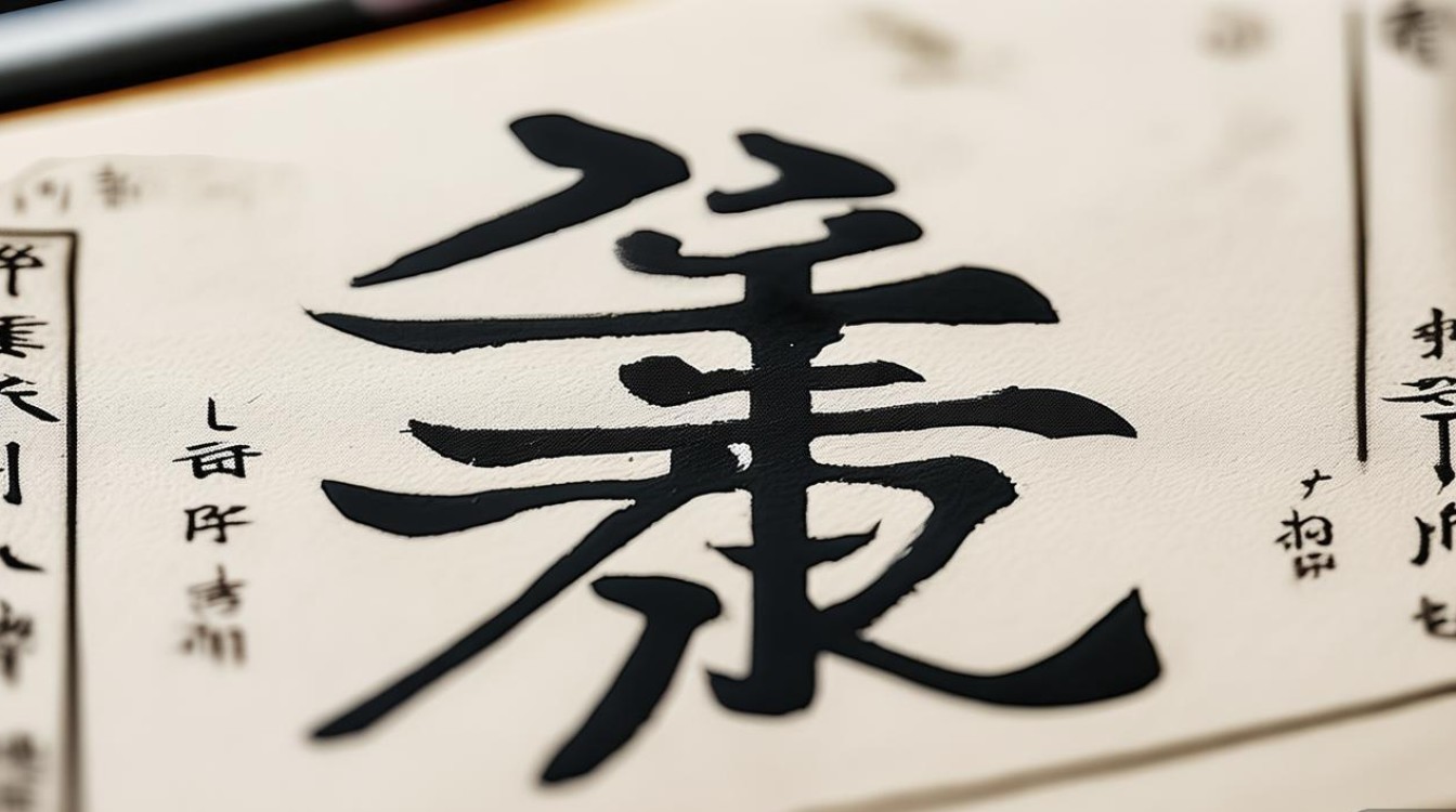 啊字书法