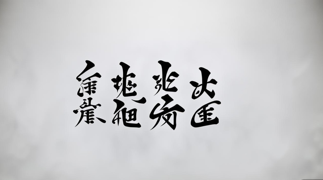 书法浮字