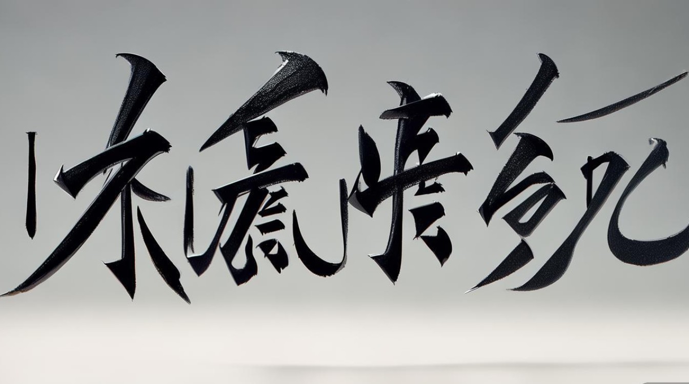 书法浮字