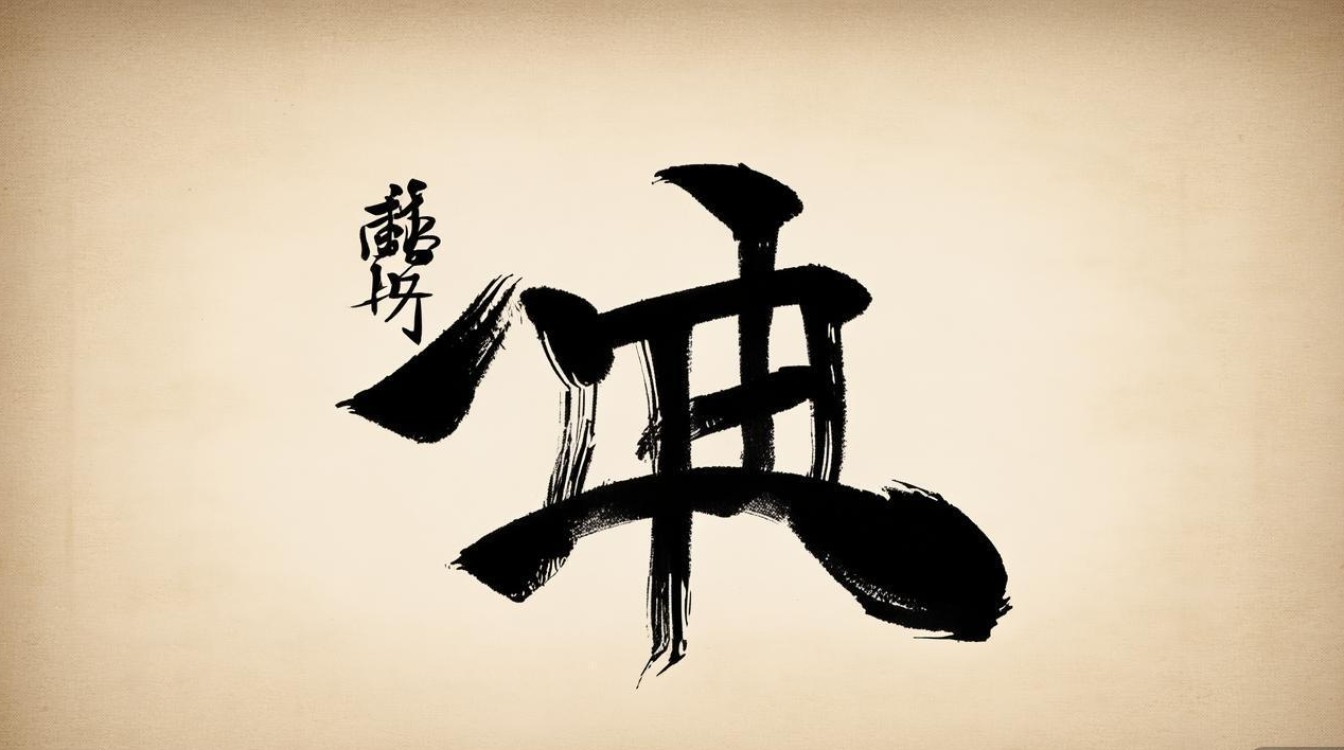 誓字书法