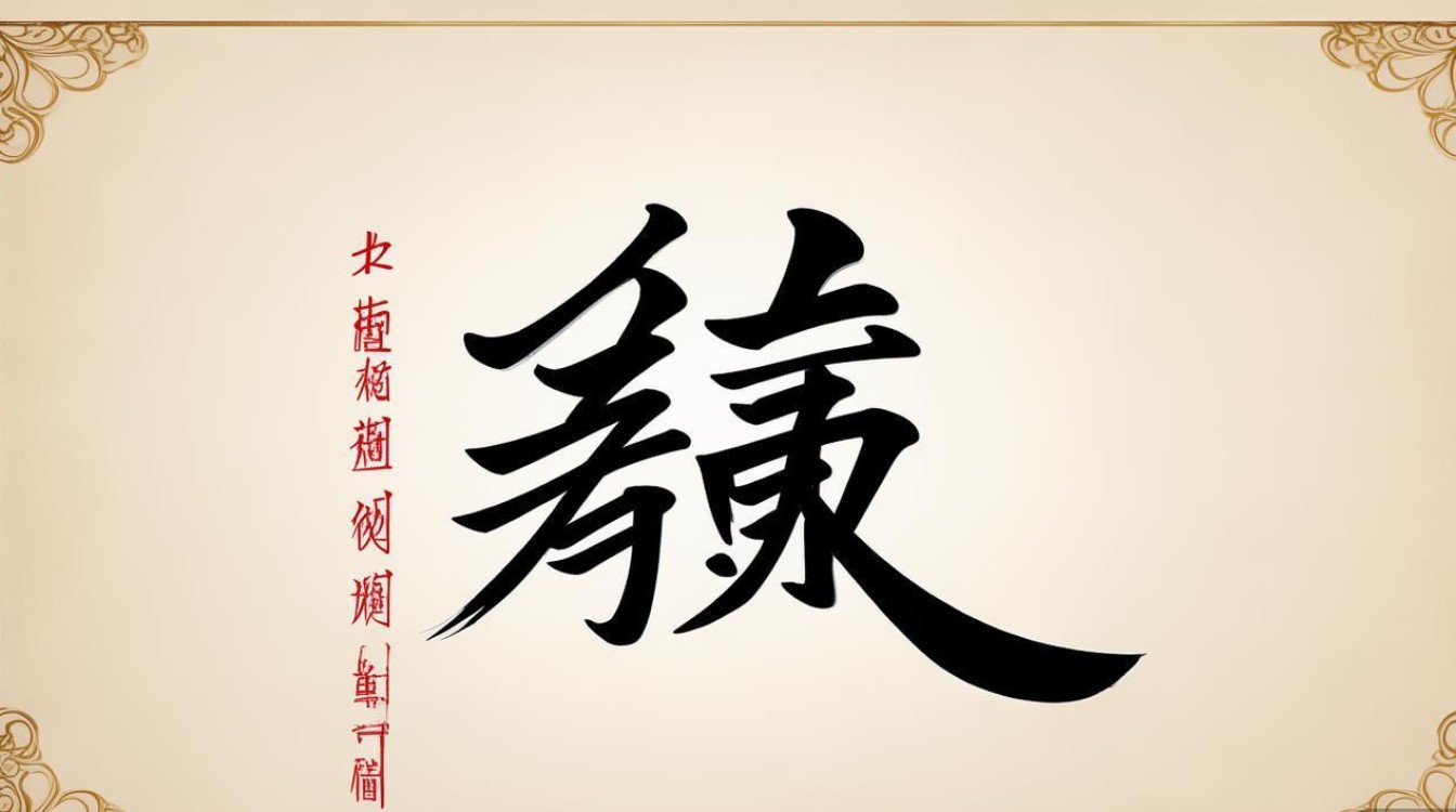 婿字书法