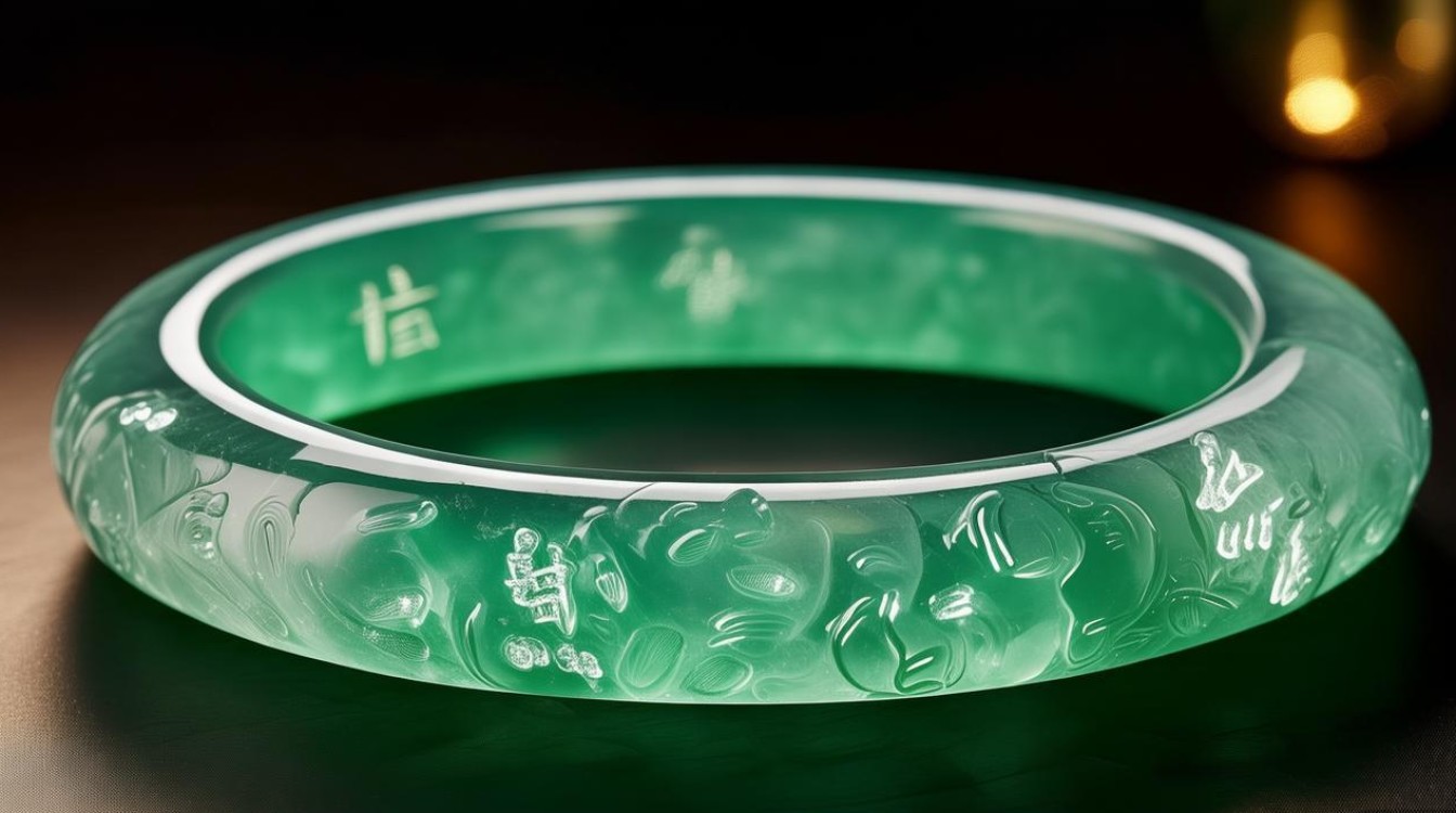 老坑玻璃翡翠手镯