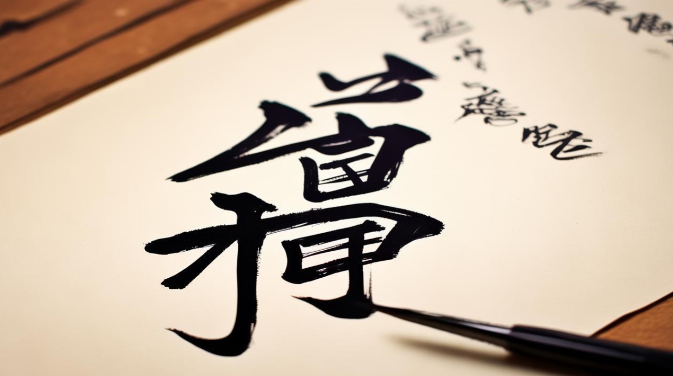 捷字书法