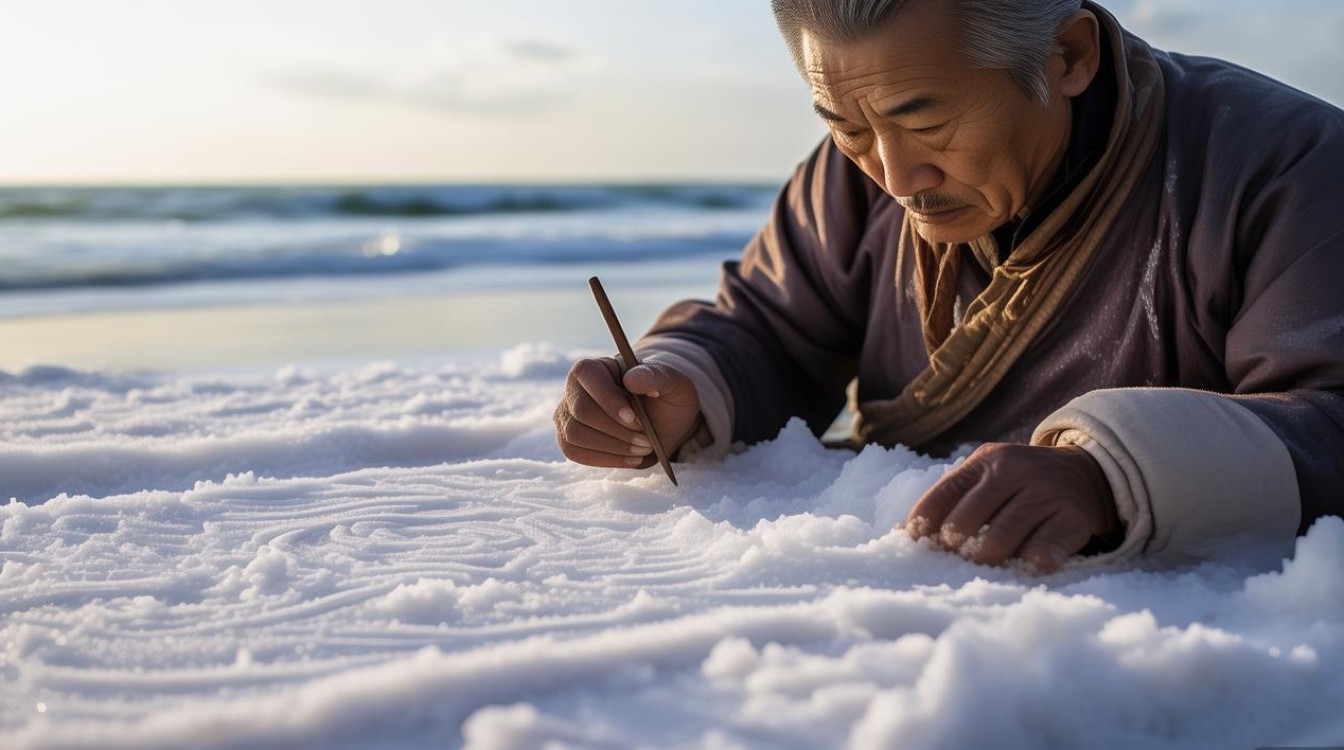 中国海盐画家