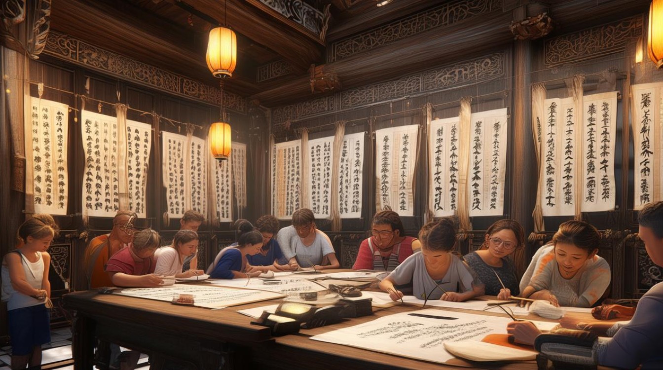 公益书法屋