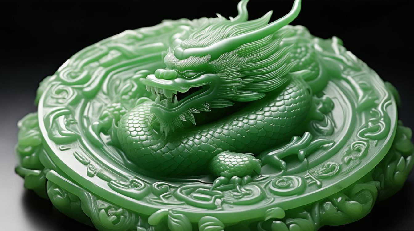 翡翠雕刻龙的寓意