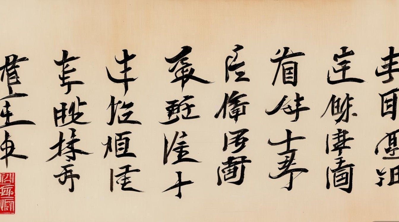 书法双钩字