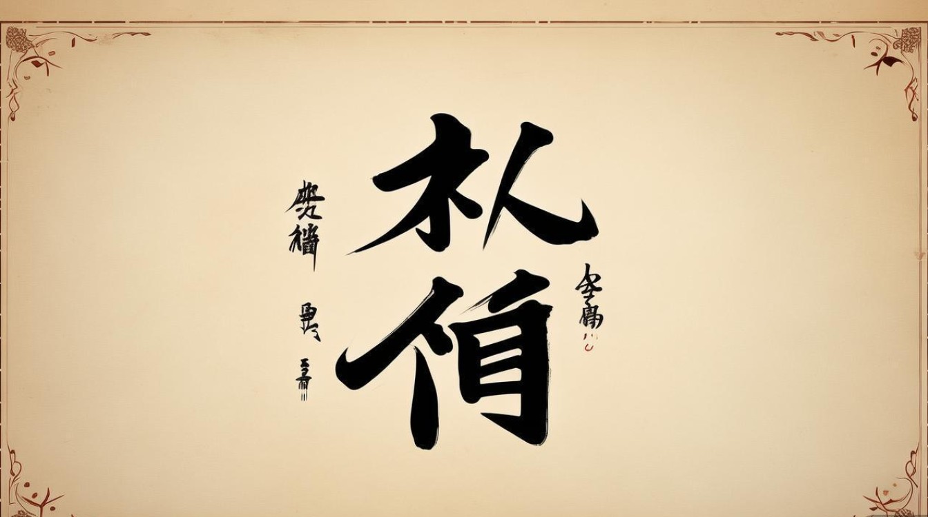 恕字书法