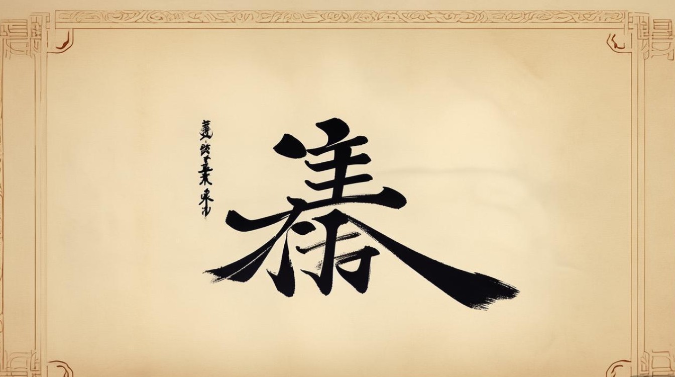 恕字书法