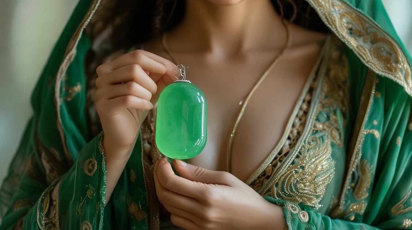 女人带玉还是翡翠