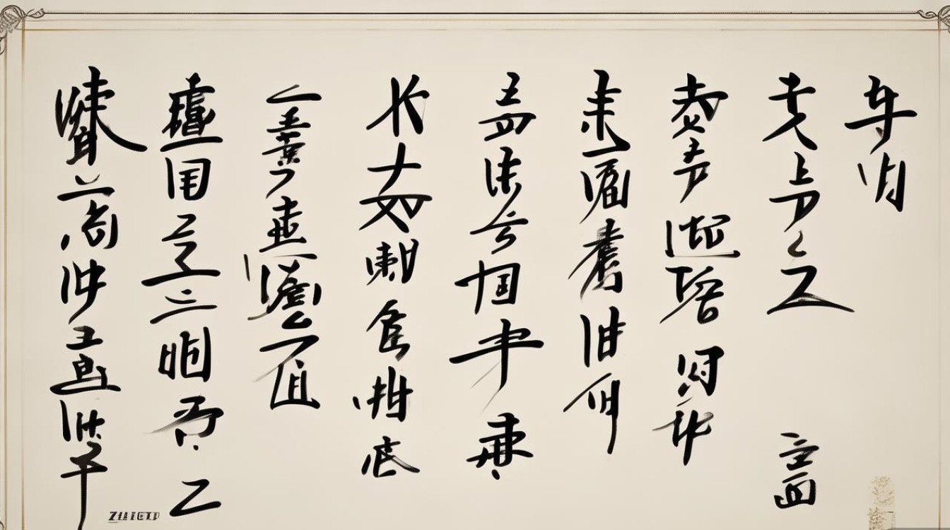 周禹书法