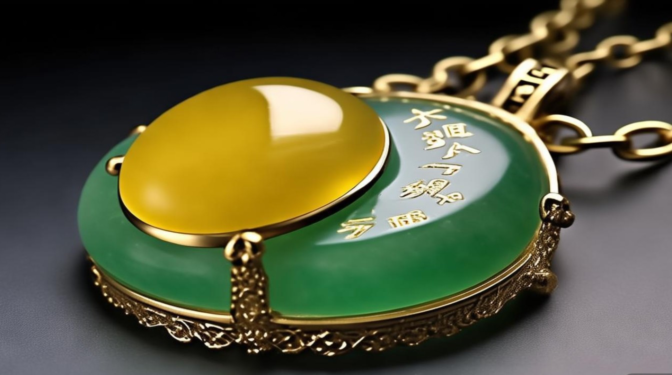 带黄翡绿翡翠