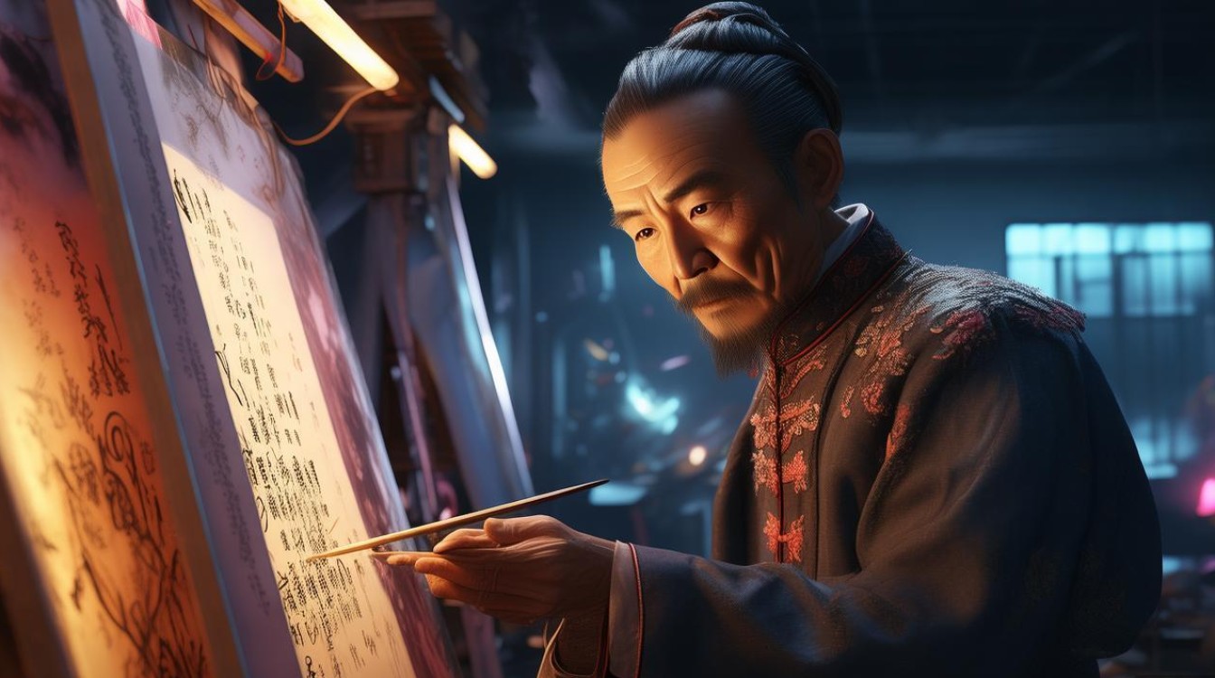 书画家华灯