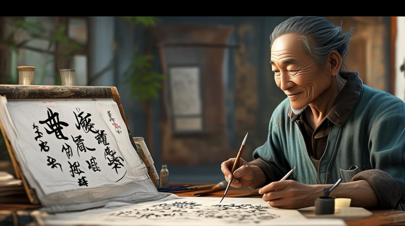带喜字画家