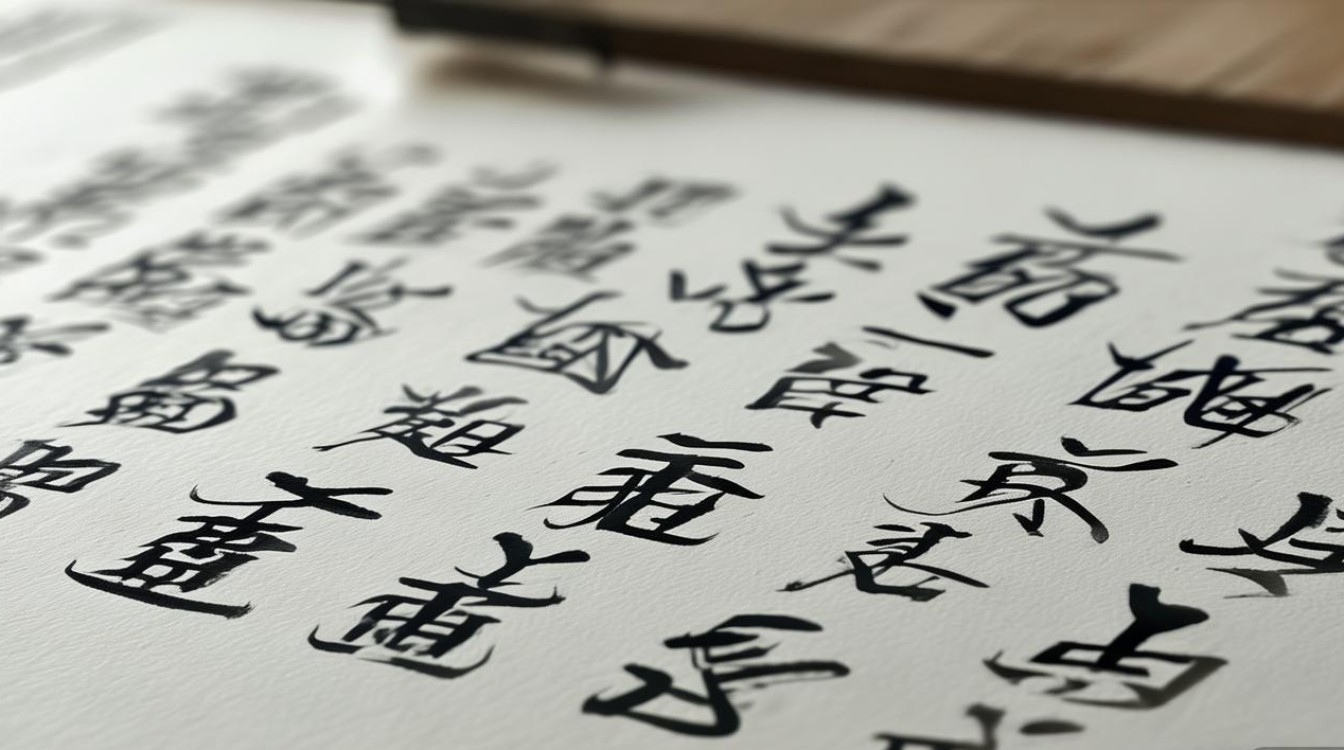 颜体书法结构