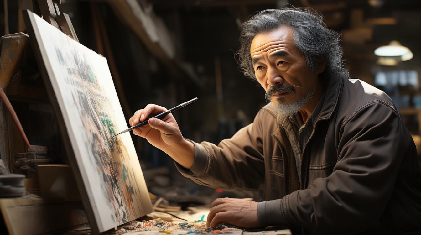 陆俯少画家