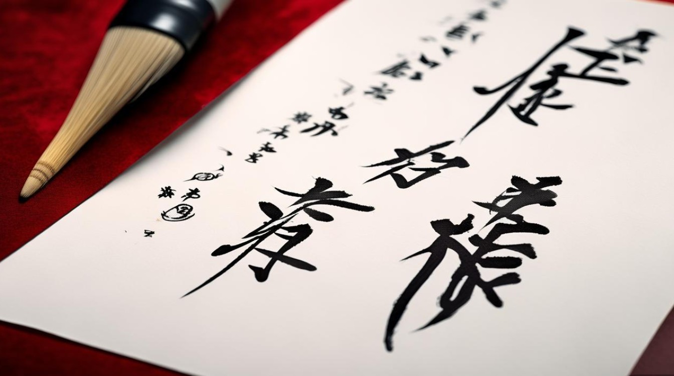 馐的书法