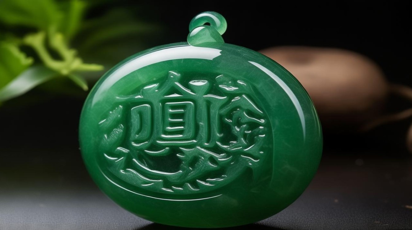 翡翠雕刻平安扣