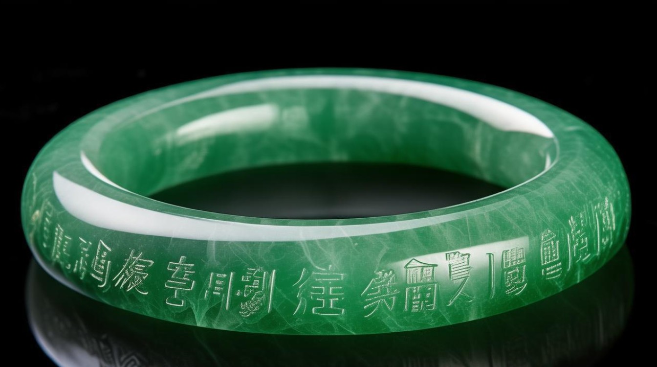 细豆种翡翠手镯