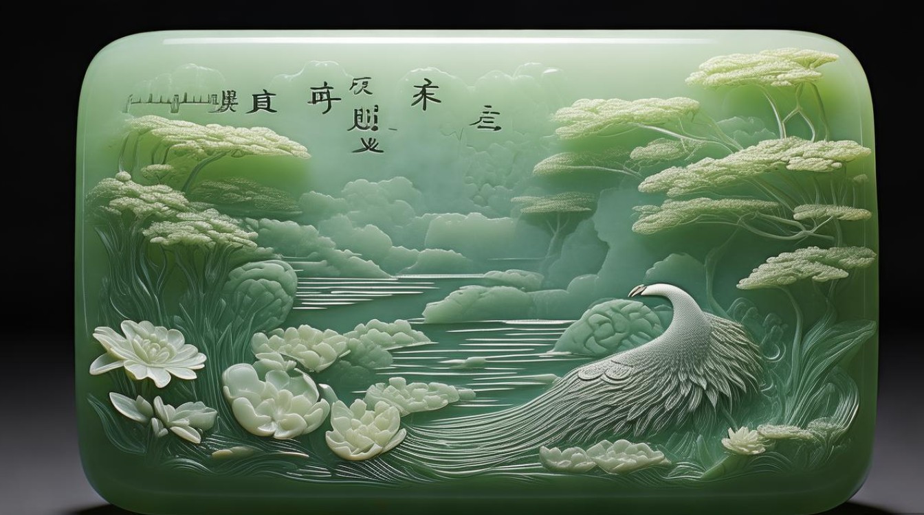 翡翠雕刻摆件图片